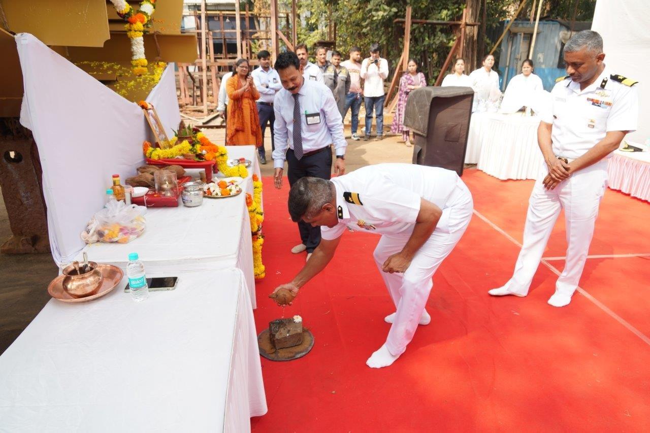 Keel Laying Ceremony 14 Fast Patrol Vessels (Yard-16503) For ICG  29-01-26123