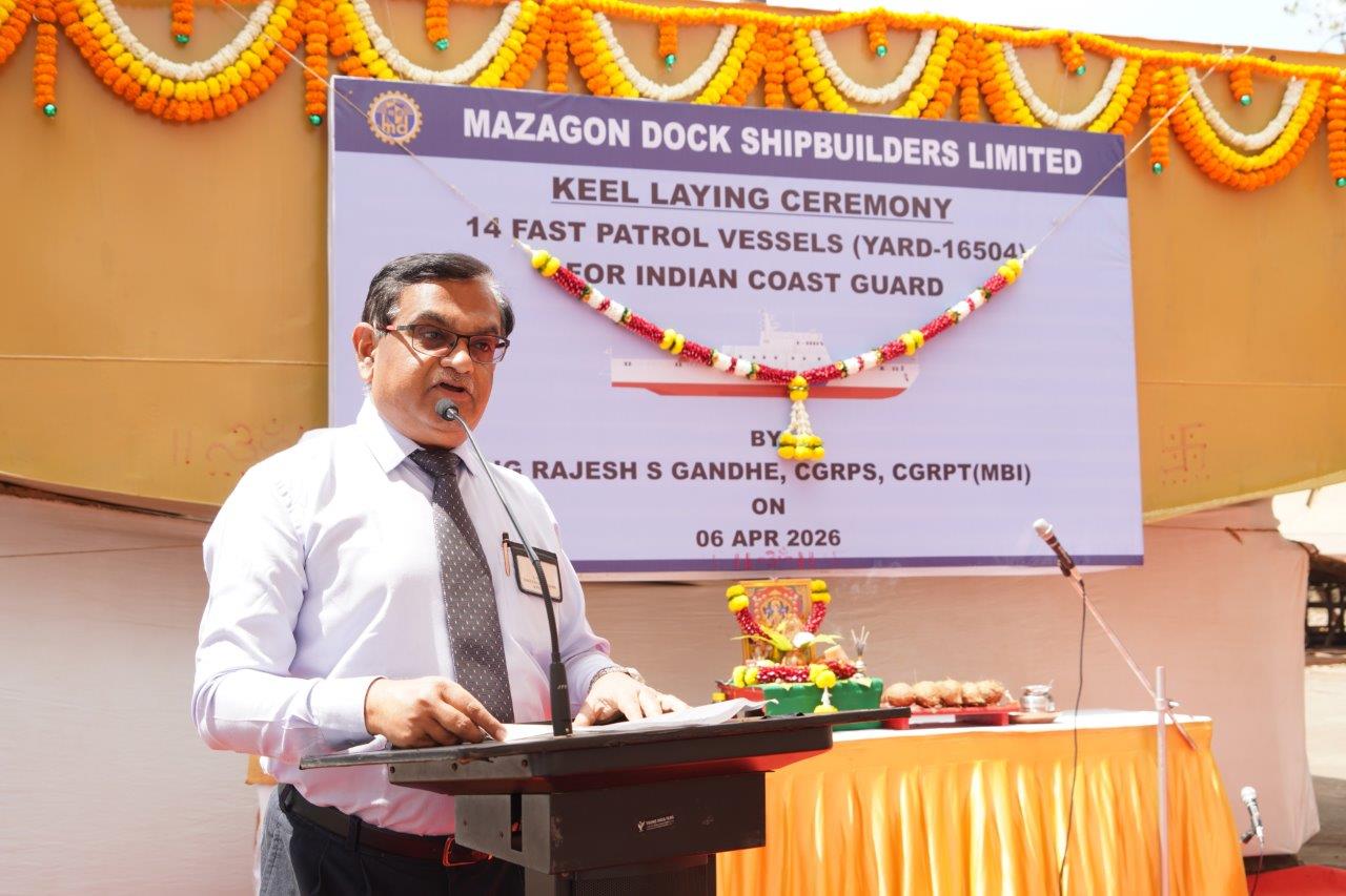 Keel Laying Ceremony 14 Fast Patrol Vessels (Yard-16504)For ICG 06.04.2026123