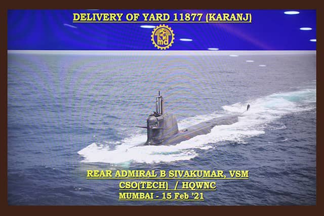 Delivery Of Yard 11877 (KARANJ) On 15th February 2021