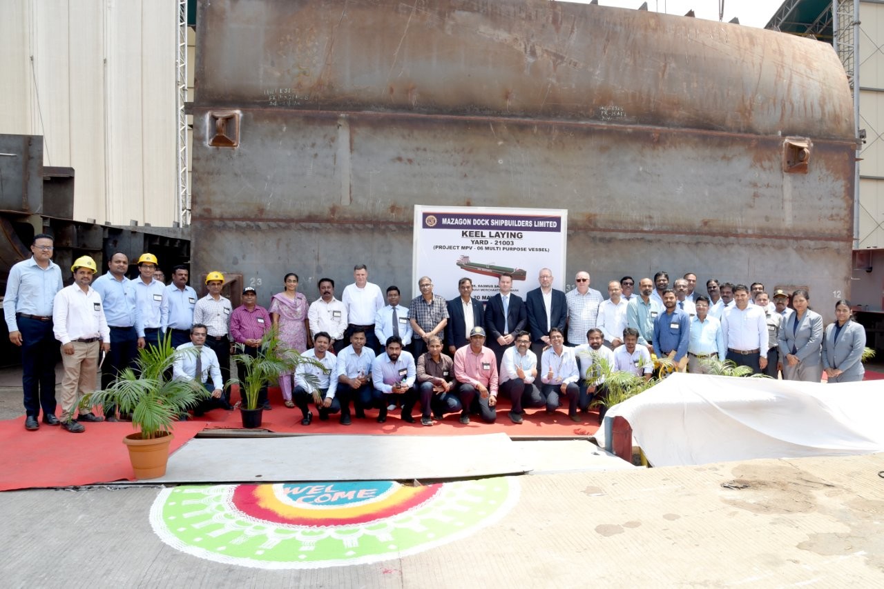 Keel Laying Ceremony Yard-21003 (Project MPV - 06 Multi Purpose Vessel ) 20.05.2026123