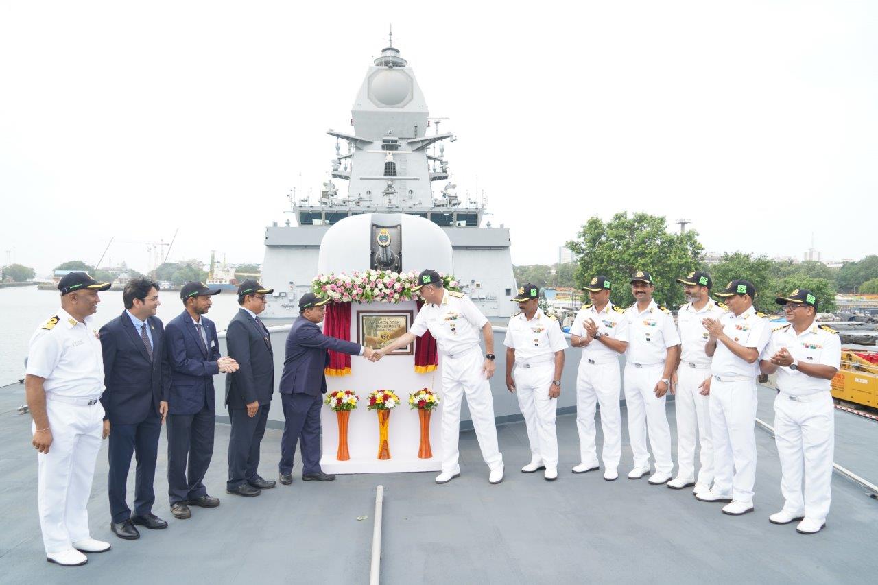 DELIVERY OF SECOND STEALTH FRIGATE OF THE P17A CLASS UDAYGIRI TO INDIAN NAVY - 01.07.2025123
