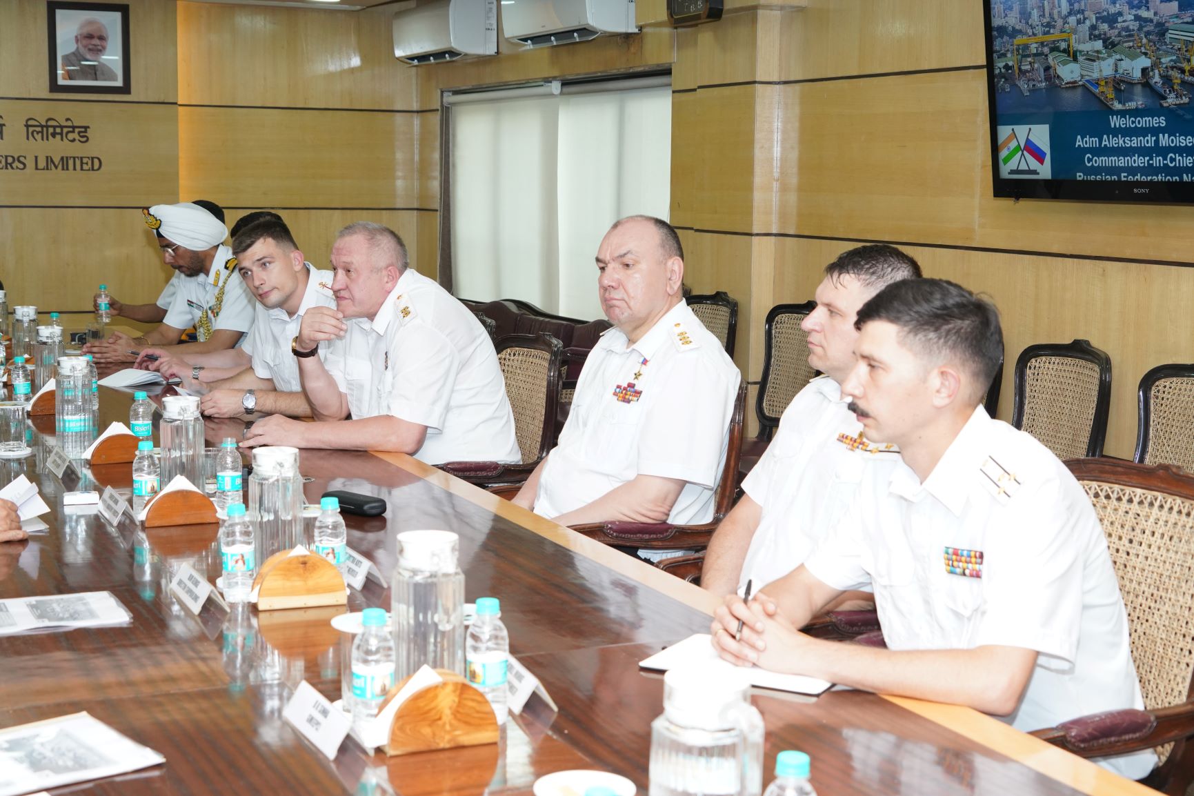 VISIT OF C-IN-C RUSSIAN FEDERATION NAVY - 21.08.2024