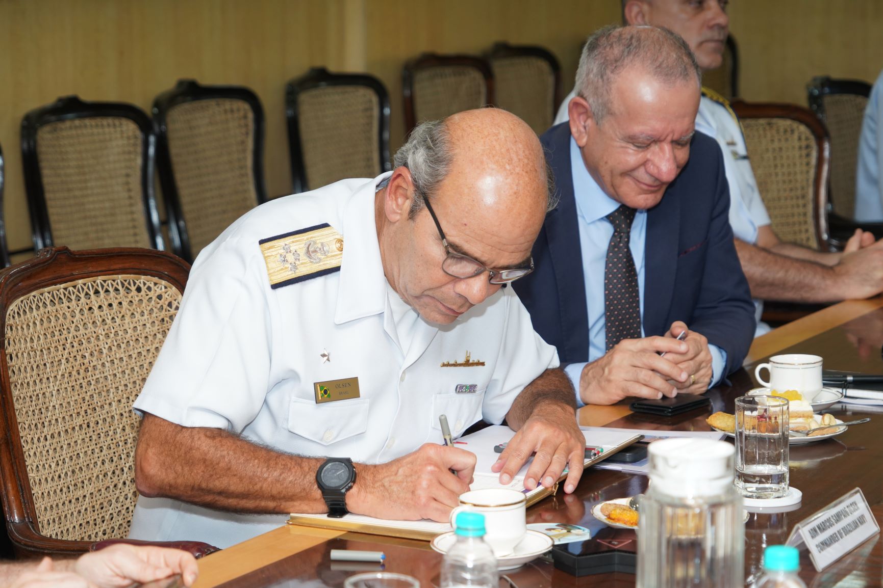 VISIT OF ADMIRAL MARCOS SAMPAIO OLSEN, COMMANDER OF BRAZILIAN NAVY-24.08.2024