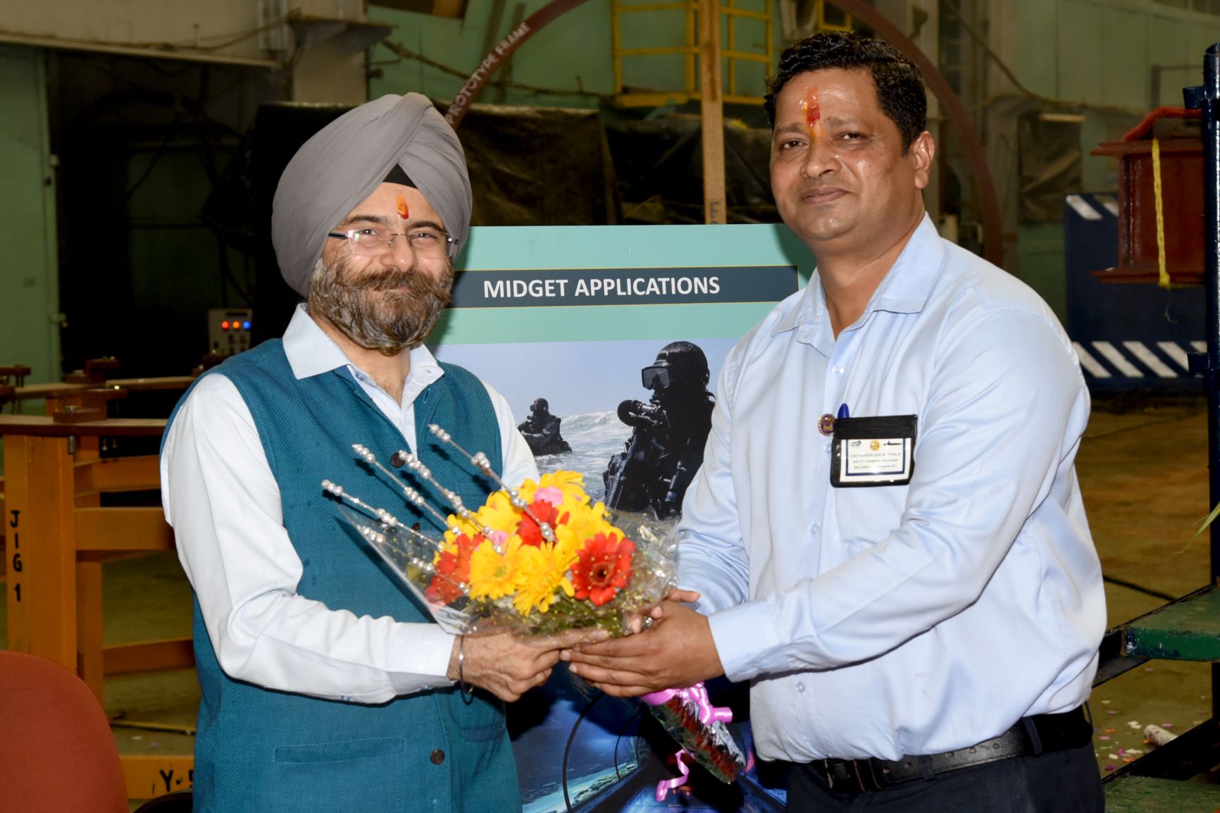Inauguration And Puja Of Hull Prototype For Midget Submarine - 24.03.2023123