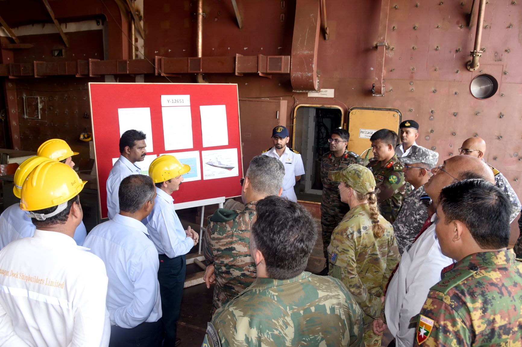 Visit of 63rd NDC Naval tour -18.09.2023123