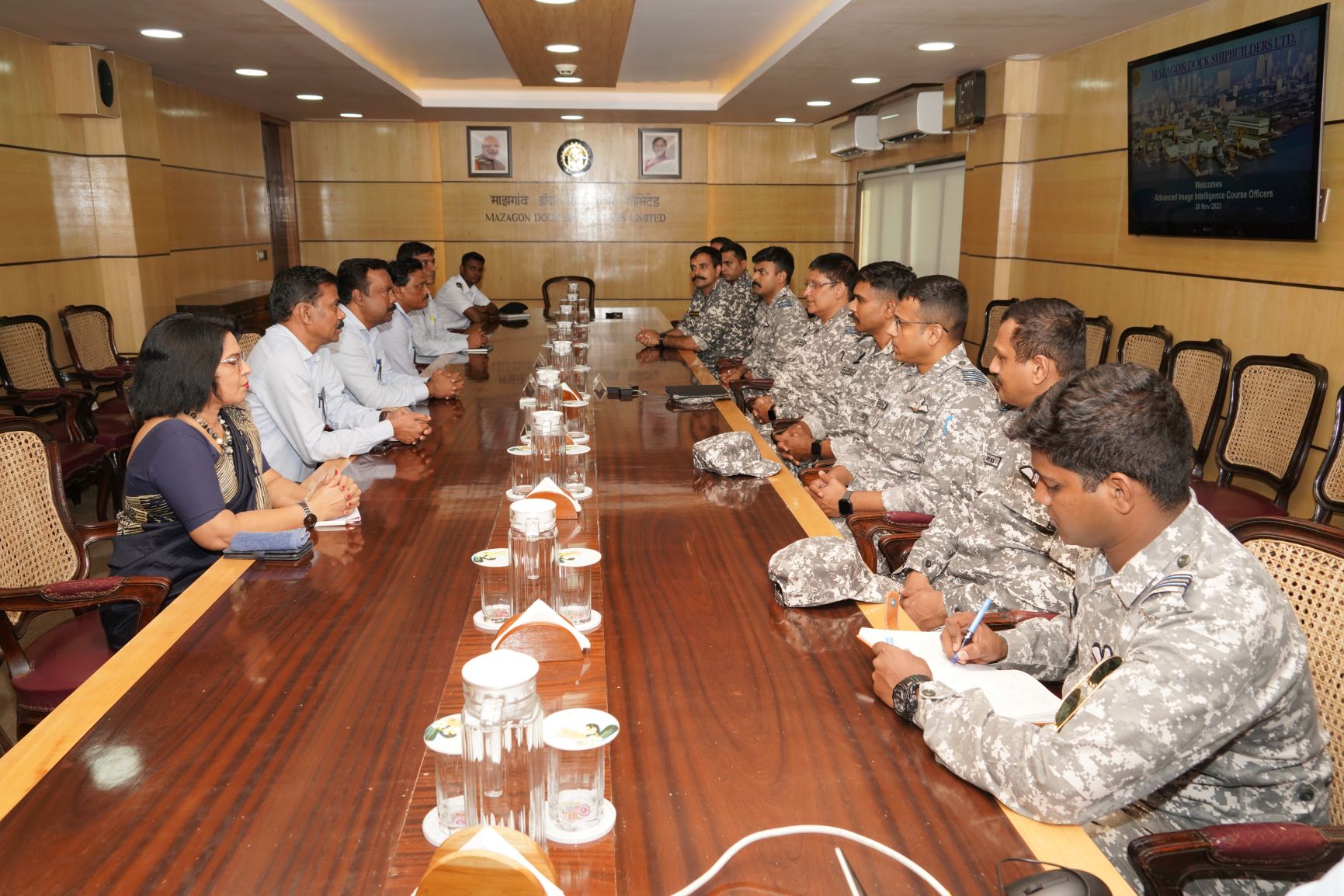 Visit of Advanced Image Intelligence Course Officers - 28.11.2023123