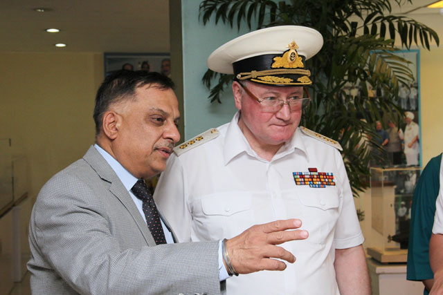 Visit Of Admiral VLADMIR I KOROLEV, Commander-In-Chief, Russian Navy To MDL On 17th March 2017