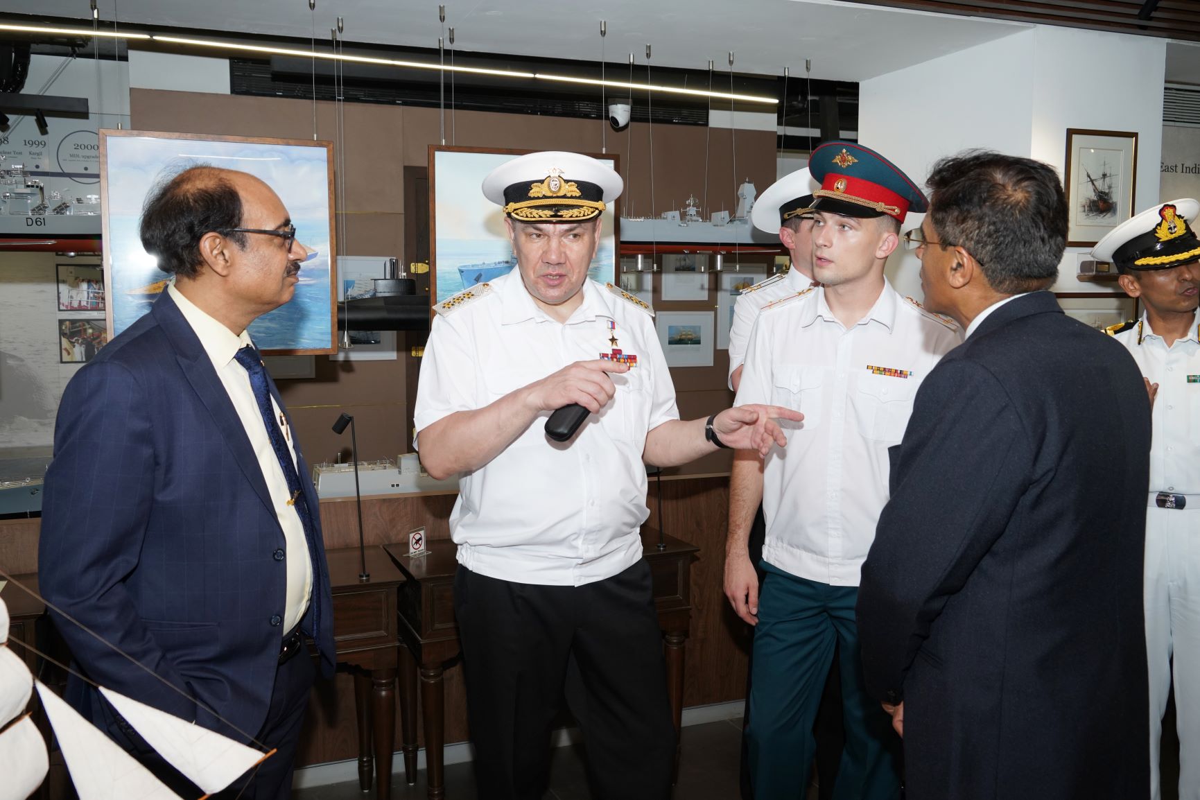 VISIT OF C-IN-C RUSSIAN FEDERATION NAVY - 21.08.2024