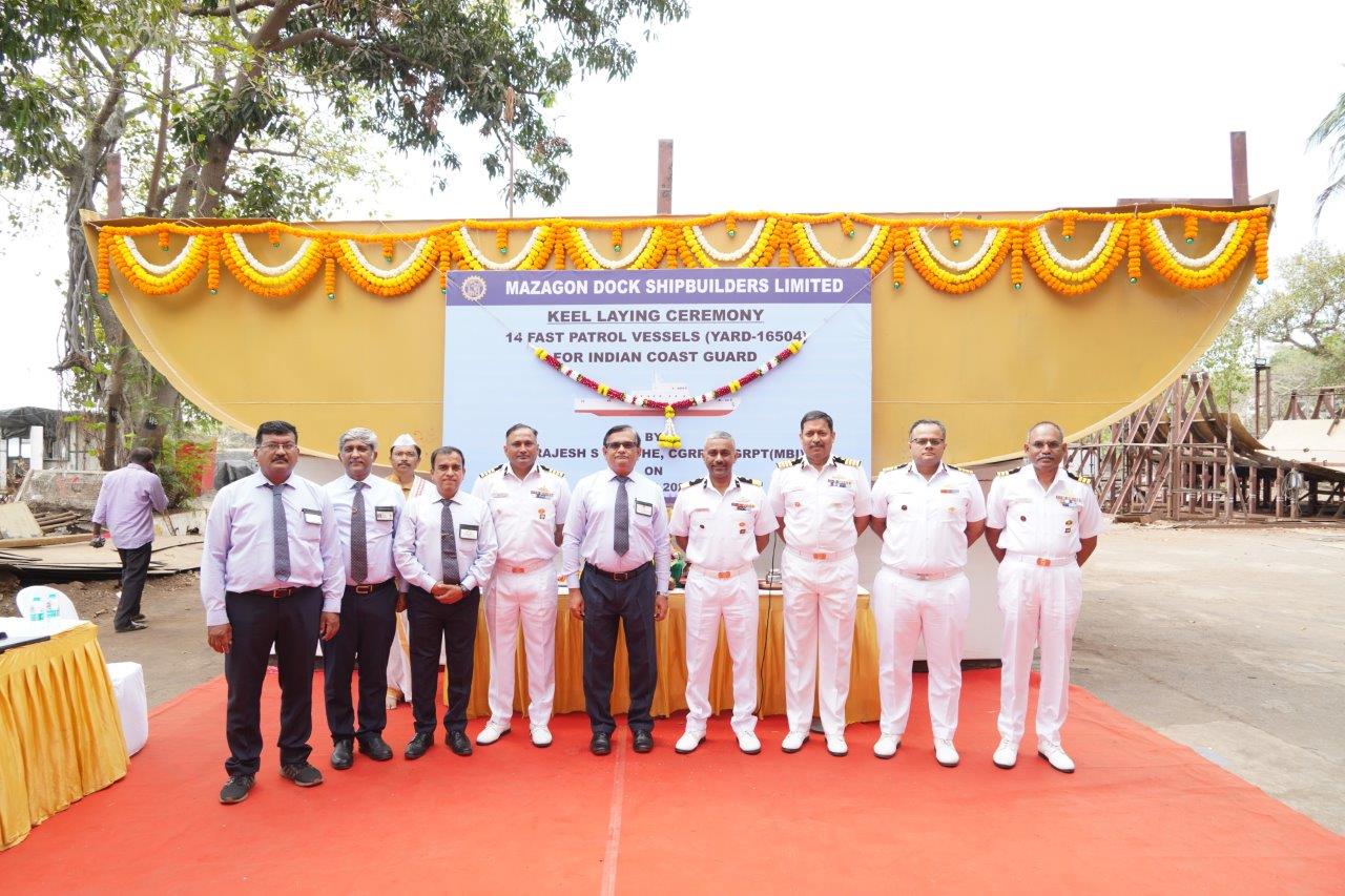 Keel Laying Ceremony 14 Fast Patrol Vessels (Yard-16504)For ICG 06.04.2026123