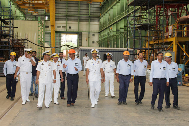 Visit Of Bangladesh Navy To MDL On 14th August 2017123