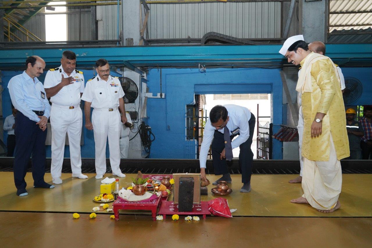 COMMNCEMENT OF PLATE CUTTING CEREMONY FOR INDIAN COAST GUARD FPV02(Yard -16502), NGOPV03(Yard - 16403) - 24.03.2025123