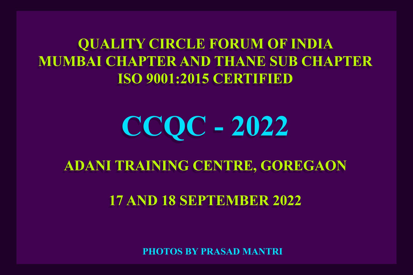 CCQC Goregaon -17th Sep 2022
