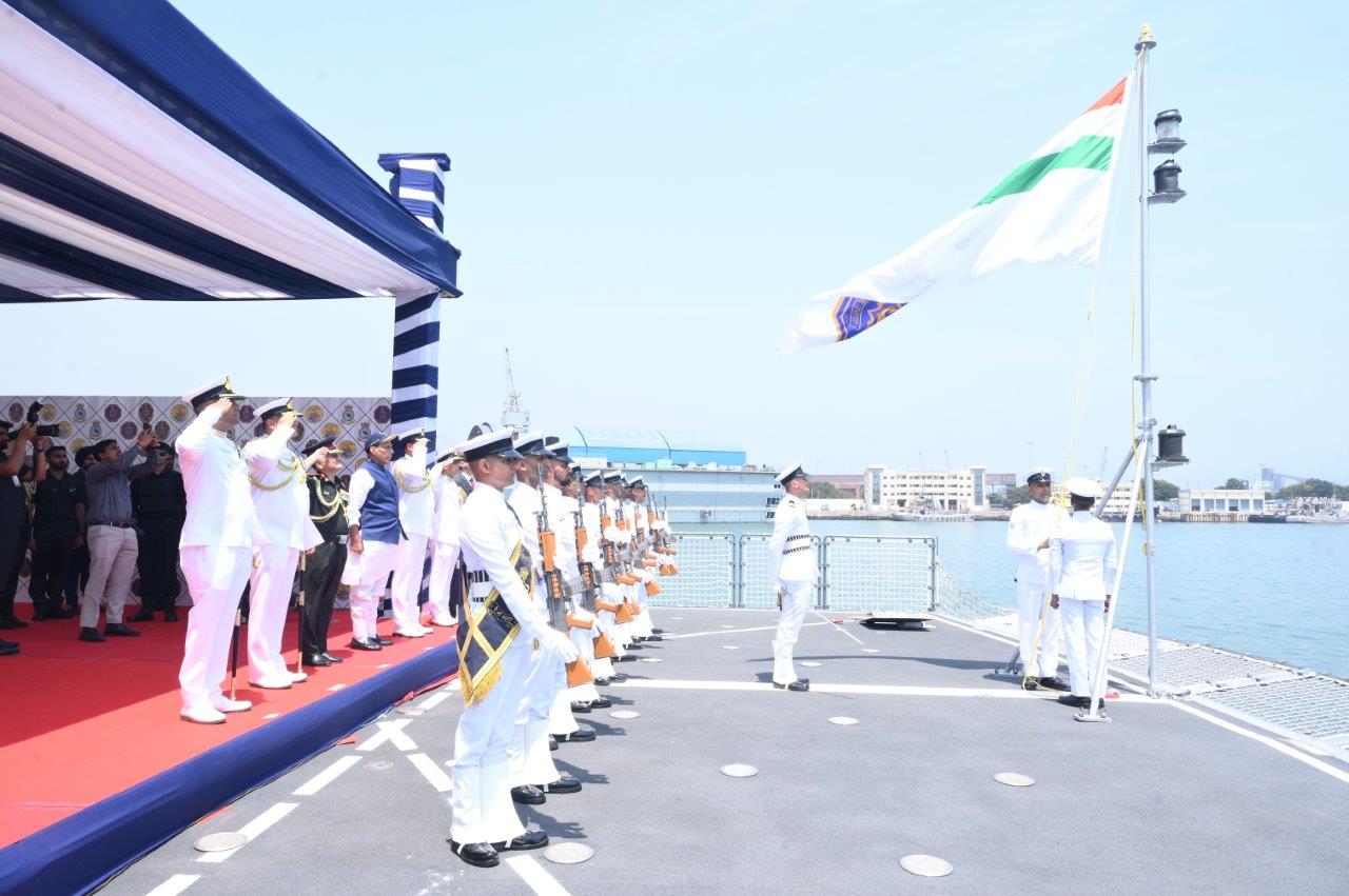 Commissioning of INS Taragiri in the Presence of Shri Rajanath Singh Hon'ble Raksha Mantri 03.04.2026123