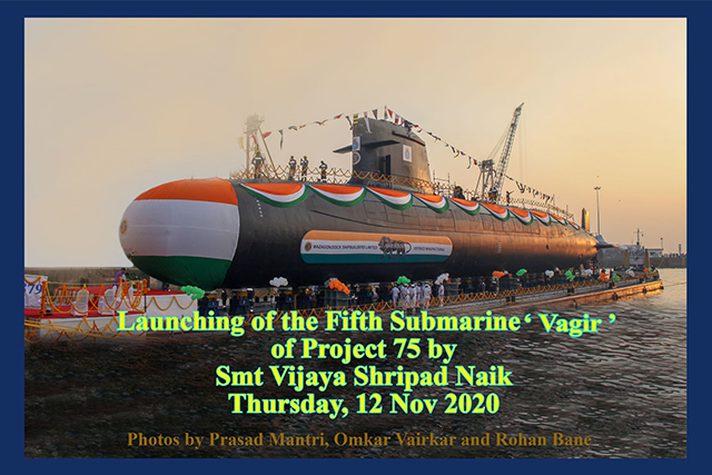 'VAGIR' FIFTH SUBMARINE OF PROJECT 75 On 12th November 2020123