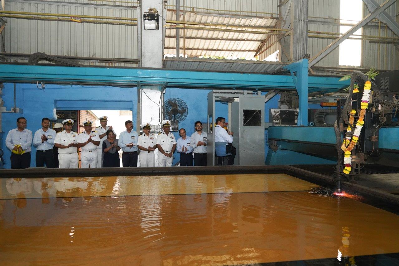 COMMNCEMENT OF PLATE CUTTING CEREMONY FOR INDIAN COAST GUARD FPV02(Yard -16502), NGOPV03(Yard - 16403) - 24.03.2025123