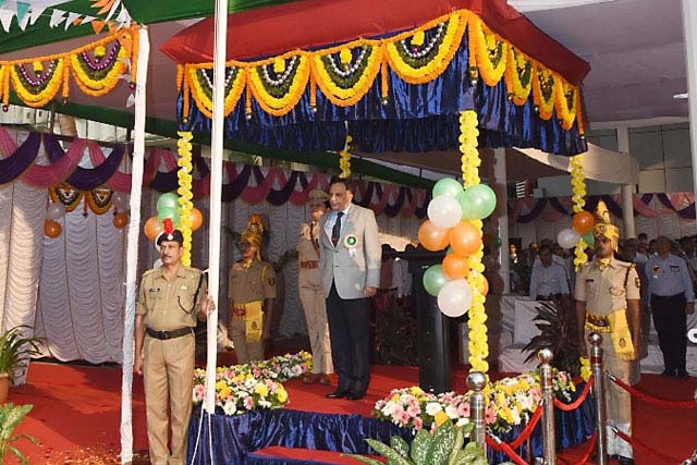 Celebration Of Republic Day At Mazagon Dock On 26th Jan 2017