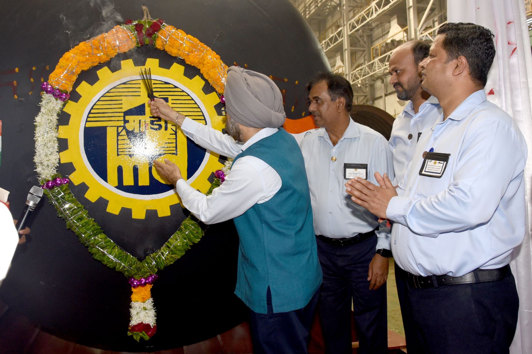 Inauguration And Puja Of Hull Prototype For Midget Submarine - 24.03.2023123