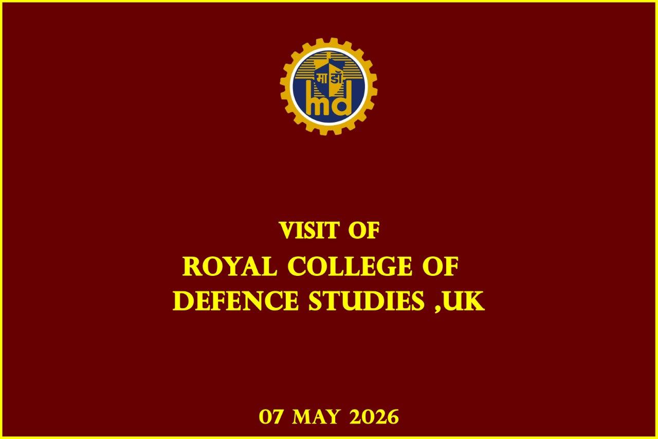 VISIT OF ROYAL COLLEGE OF DEFENCE STUDIES UK 07.05.2026