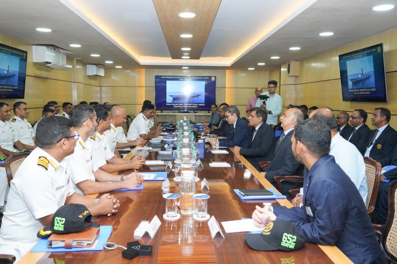 DELIVERY OF SECOND STEALTH FRIGATE OF THE P17A CLASS UDAYGIRI TO INDIAN NAVY - 01.07.2025123