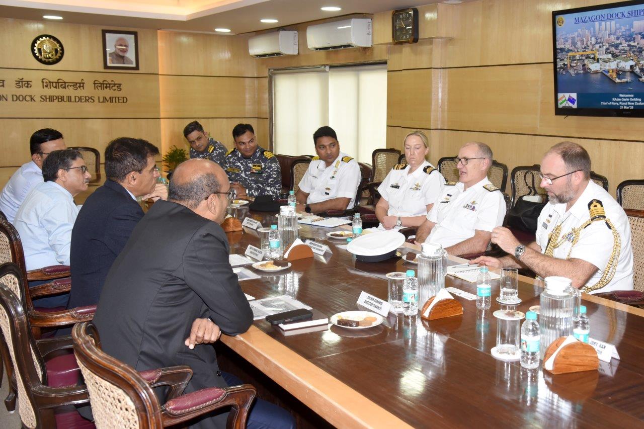 VISIT OF RADM GARIN GOLDING, CHIEF OF NAVY, ROYAL NEW ZEALAND NAVY - 21.03.2025123