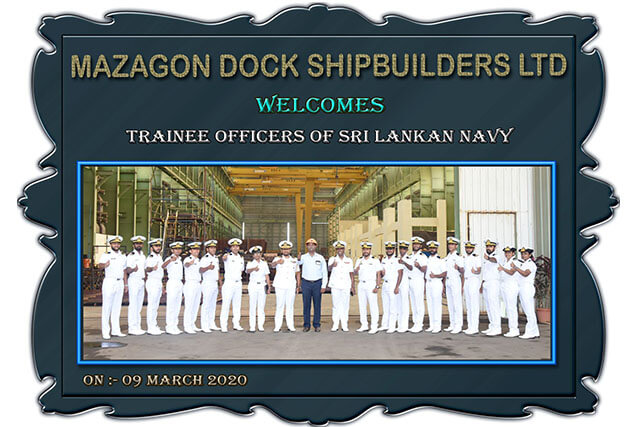 Visit Of Trainee Officers Of Sri Lankan Navy - 09.03.2020
