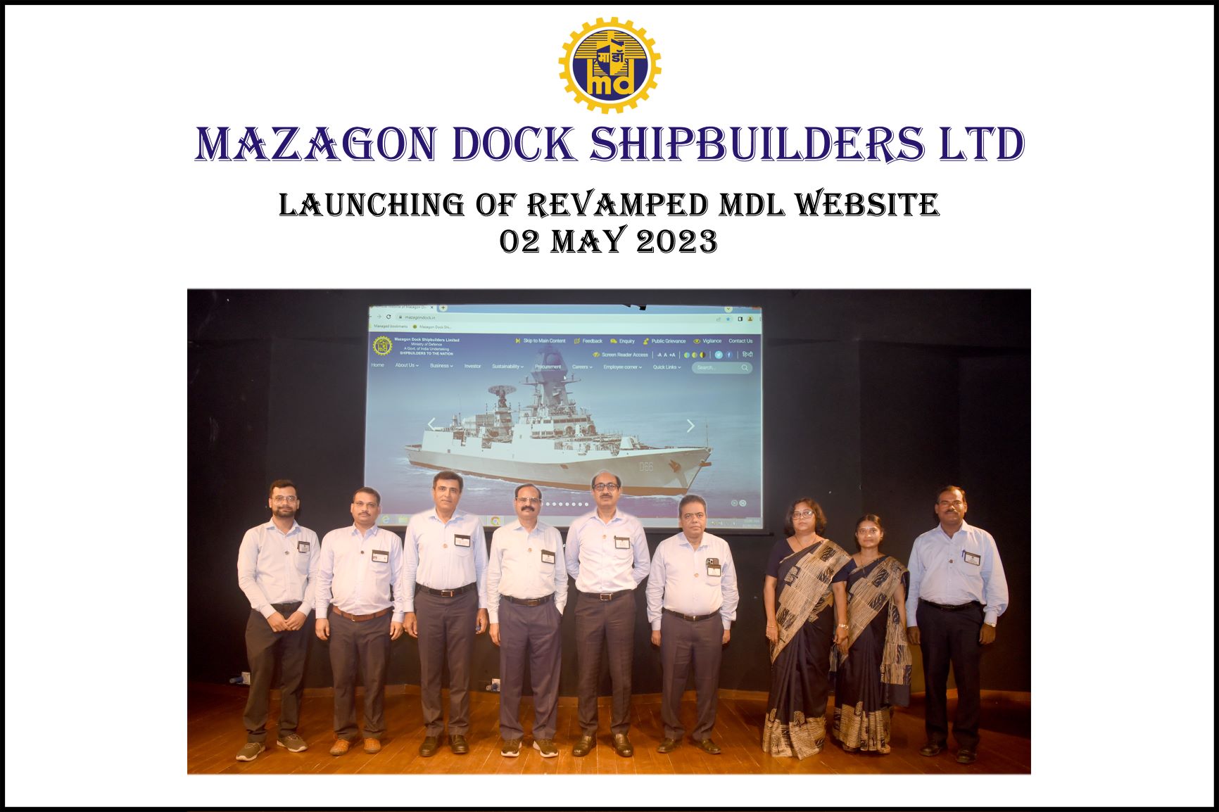 Launching of Revamped MDL Website - 02.05.2023