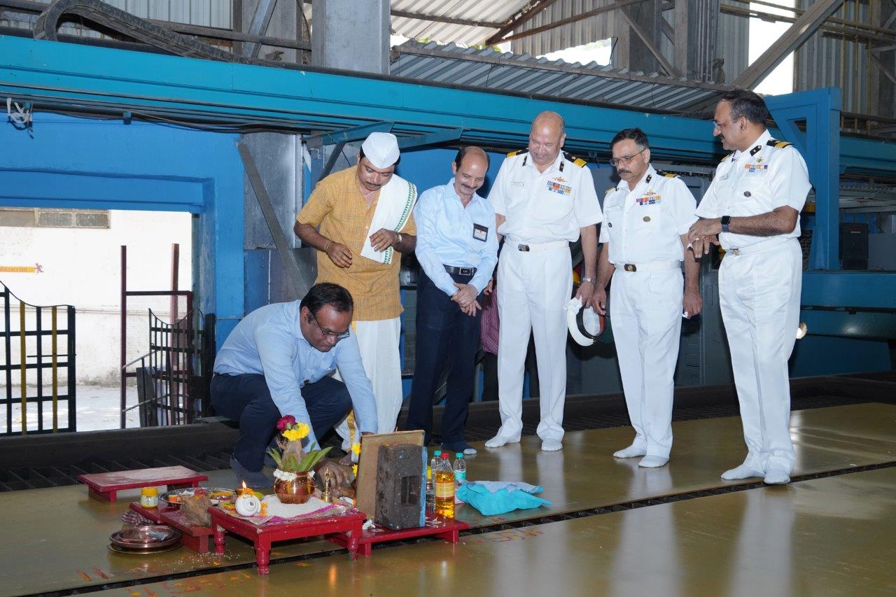 COMMENCEMENT OF STEEL CUTTING FOR INDIAN COAST GUARD - FPV3(Yard -16503) & FPV4(Yard - 16504) - 25.03.2025123