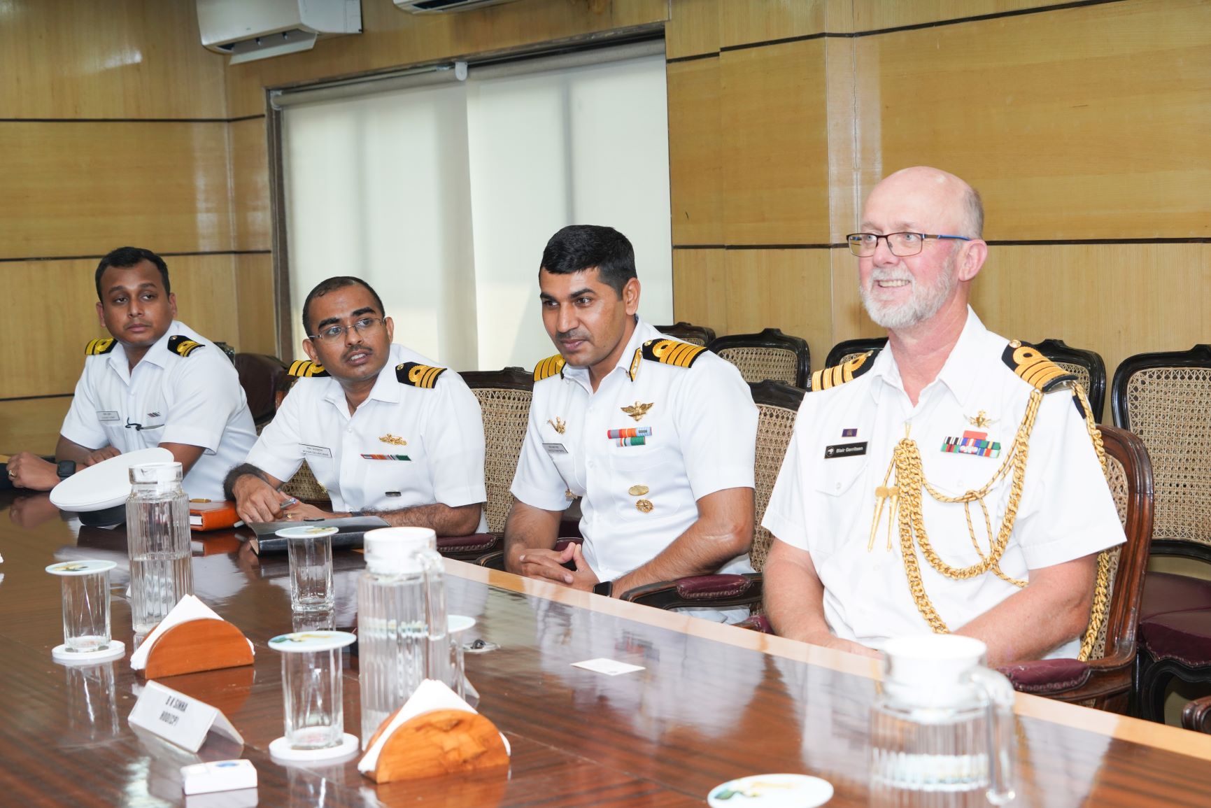 VISIT OF CAPTAIN BLAIR GERRITSEN (MNZM , RNZN ) NEW ZEALAND DEFENCE ADVISER TO AUSTRALIA  AND INDIA - 26.02.2024