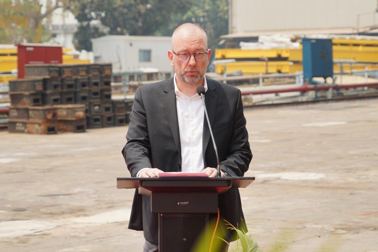 KEEL LAYING CEREMONY OF YARD 21001 PROJECT MPV - 02.04.2025123