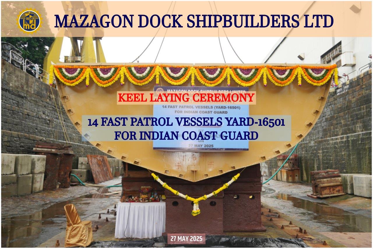 KEEL LAYING CEREMONY 14 FAST PETROL VESSELS YARD-16501 - 27.05.2025