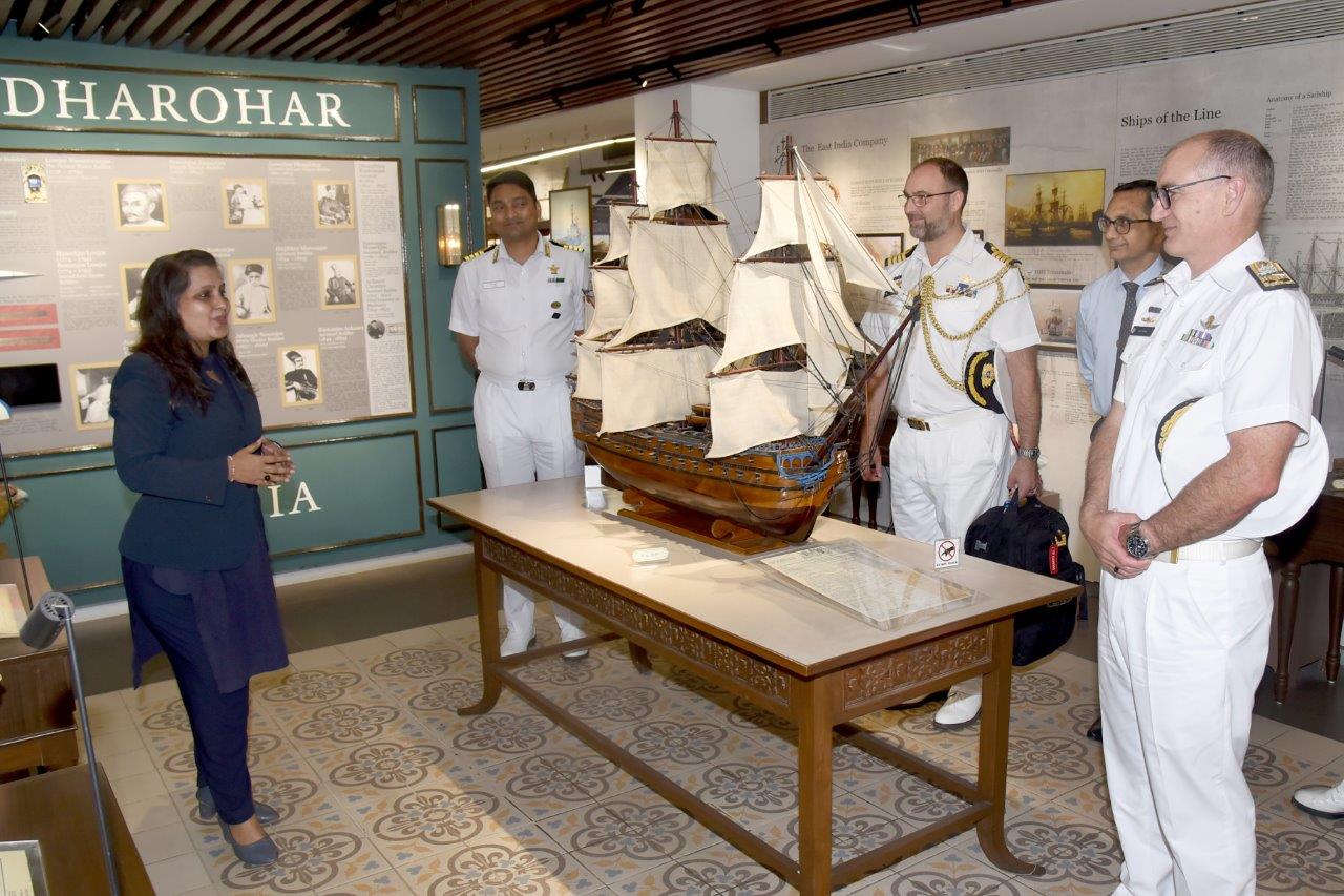 VISIT OF RADM GARIN GOLDING, CHIEF OF NAVY, ROYAL NEW ZEALAND NAVY - 21.03.2025123