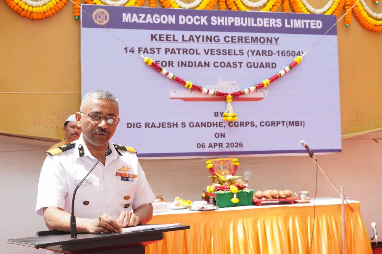 Keel Laying Ceremony 14 Fast Patrol Vessels (Yard-16504)For ICG 06.04.2026123