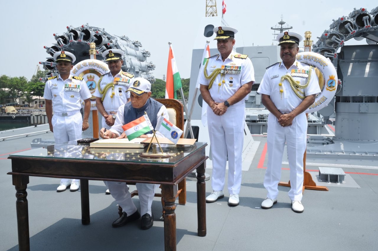 COMMISSIONING OF INS MAHENDRAGIRI IN THE PRESENCE OF SHRI RAJNATH SINGH HON'BLE RAKSHA MANTRI 11.07.2026123