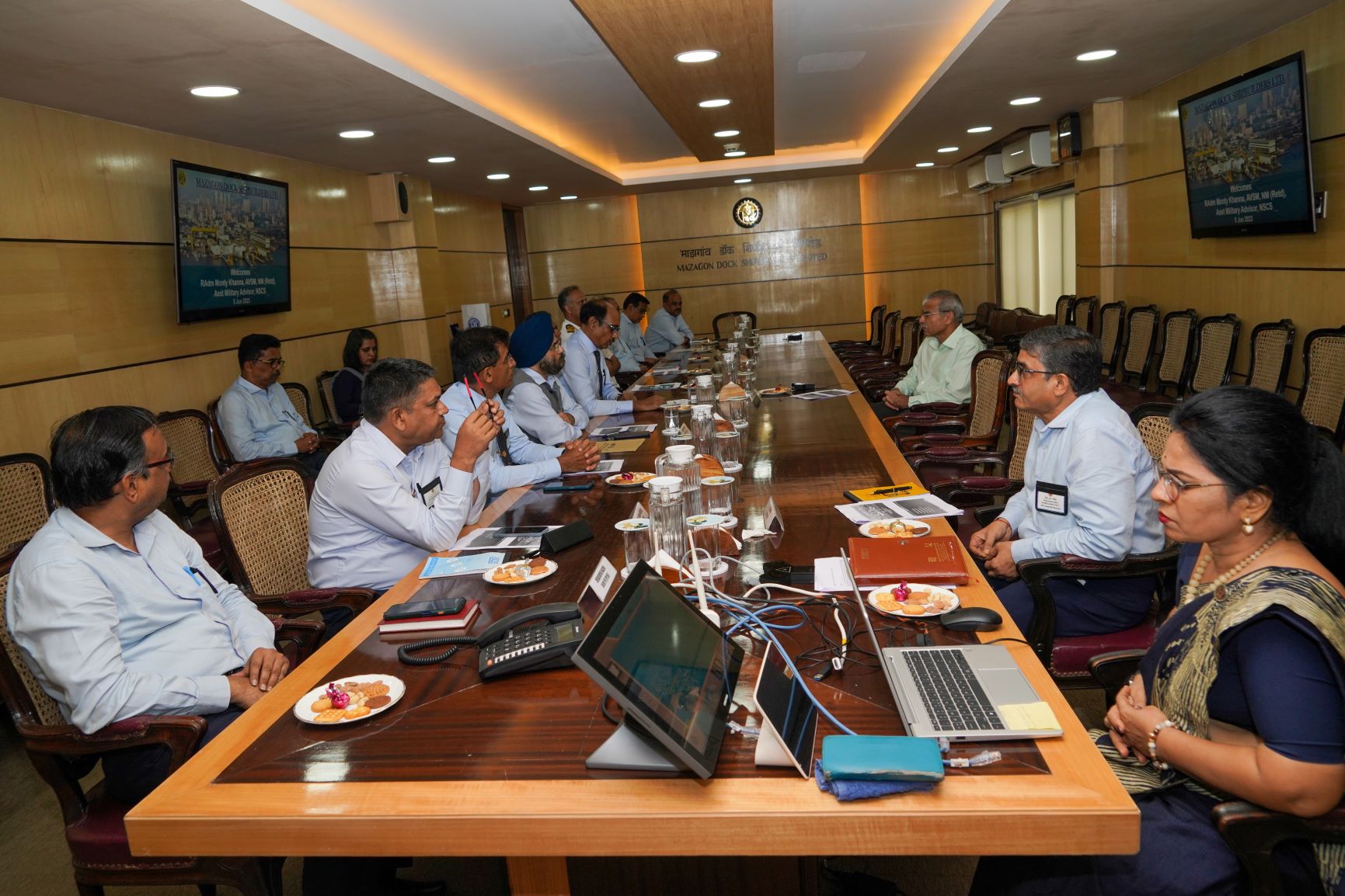Visit of RADM Monty Khanna, Assistant Military Advisor-05.06.2023.123