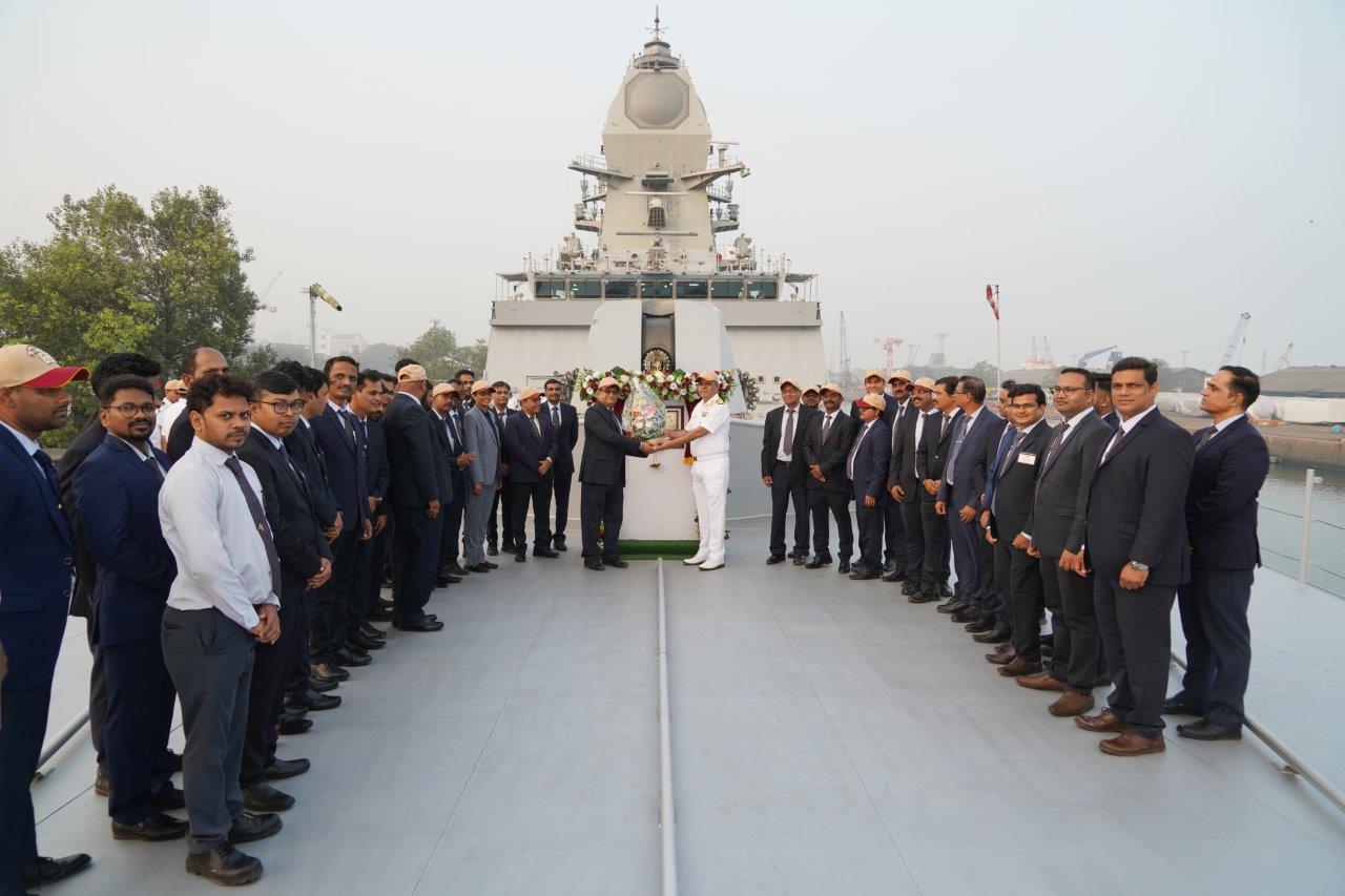 DELIVERY OF THIRD STEALTH FRIGATE OF THE P17A CLASS TARAGIRI TO INDIAN NAVY - 28.11.2025123