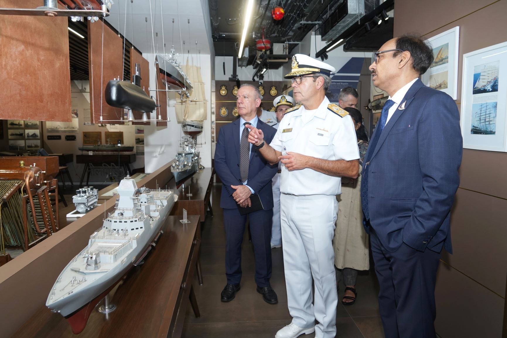 VISIT OF ADMIRAL MARCOS SAMPAIO OLSEN, COMMANDER OF BRAZILIAN NAVY-24.08.2024