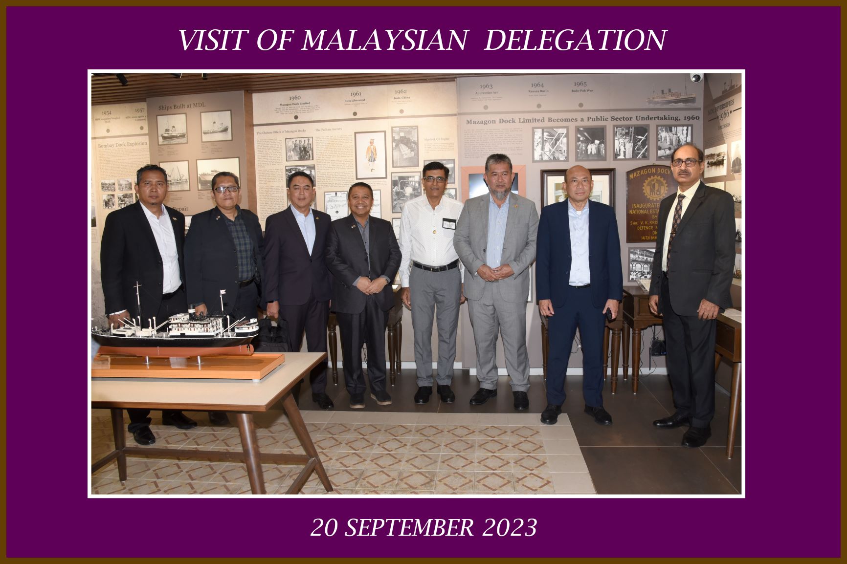 Visit of Malaysian Delegation - 20.09.2023