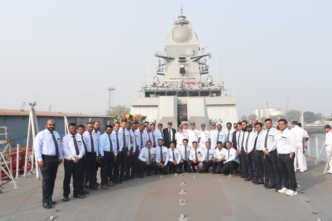 DELIVERY OF FIRST STEALTH FRIGATE OF P17A 'NILGIRI' TO THE INDIAN NAVY - 20.12.2024