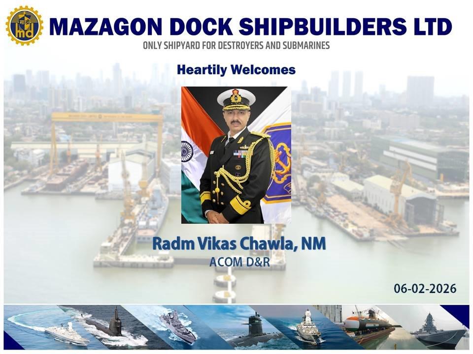 VISIT OF RADM VIKAS CHAWLA NM ACOM D&R 06.02.2026