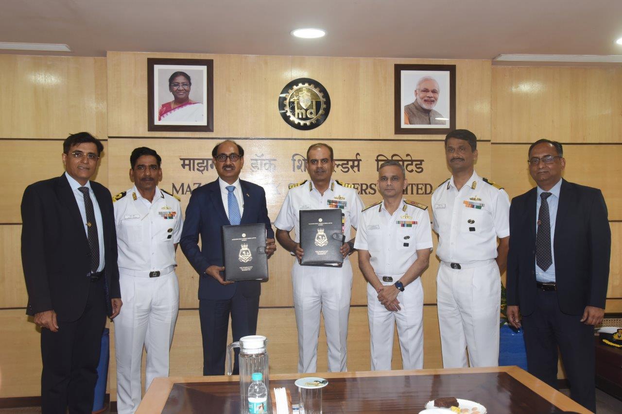 DELIVERY OF FOURTH STEALTH DESTROYER OF P15B 'SURAT' TO THE INDIAN NAVY- 20.12.2024