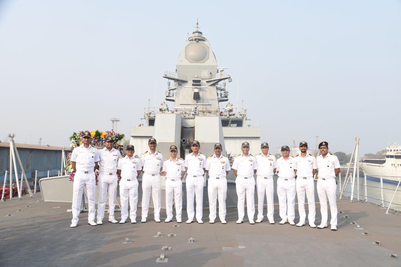 DELIVERY OF FIRST STEALTH FRIGATE OF P17A 'NILGIRI' TO THE INDIAN NAVY - 20.12.2024