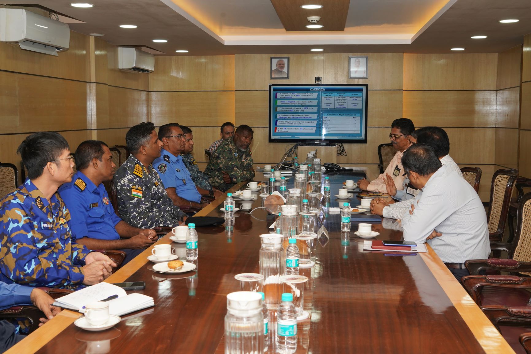 Visit of IA & IAF Officers of NHCC 36 & MSC-07 - 26.07.2023123