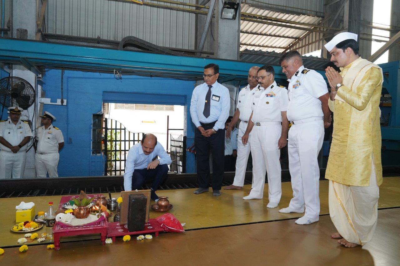 COMMNCEMENT OF PLATE CUTTING CEREMONY FOR INDIAN COAST GUARD FPV02(Yard -16502), NGOPV03(Yard - 16403) - 24.03.2025123