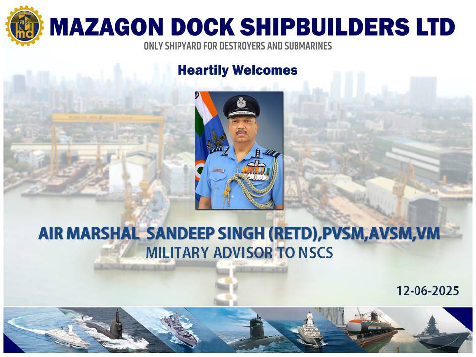 VISIT OF AIR MARSHAL SANDEEP SINGH (RETD), PVSM, AVSM, VM - 12.06.2025