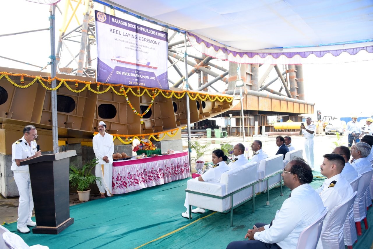 KEEL LAYING CEREMONY NEXT GENERATION OFFSHORE PATROL VESSELS ( YARD-16404)  25.06.2026123