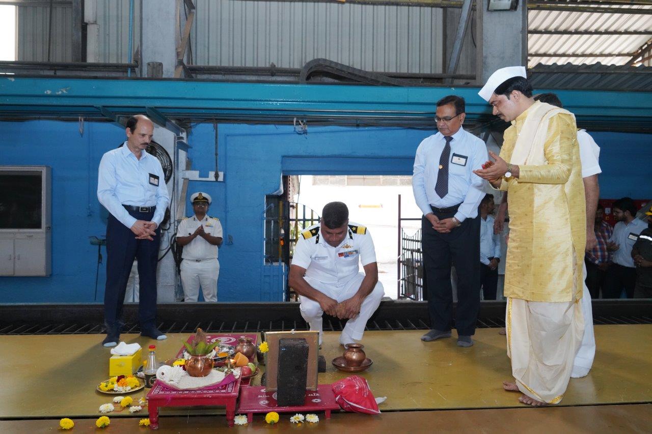COMMNCEMENT OF PLATE CUTTING CEREMONY FOR INDIAN COAST GUARD FPV02(Yard -16502), NGOPV03(Yard - 16403) - 24.03.2025123