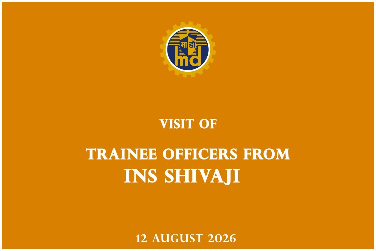 VISIT OF TRAINEE OFFICERS FROM INS SHIVAJI 12.08.2026.