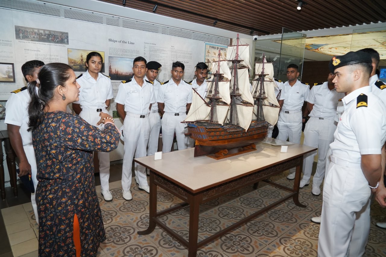 VISIT OF TRAINEE OFFICERS FROM INS SHIVAJI 12.08.2026.123