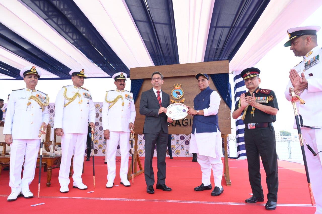 Commissioning of INS Taragiri in the Presence of Shri Rajanath Singh Hon'ble Raksha Mantri 03.04.2026123