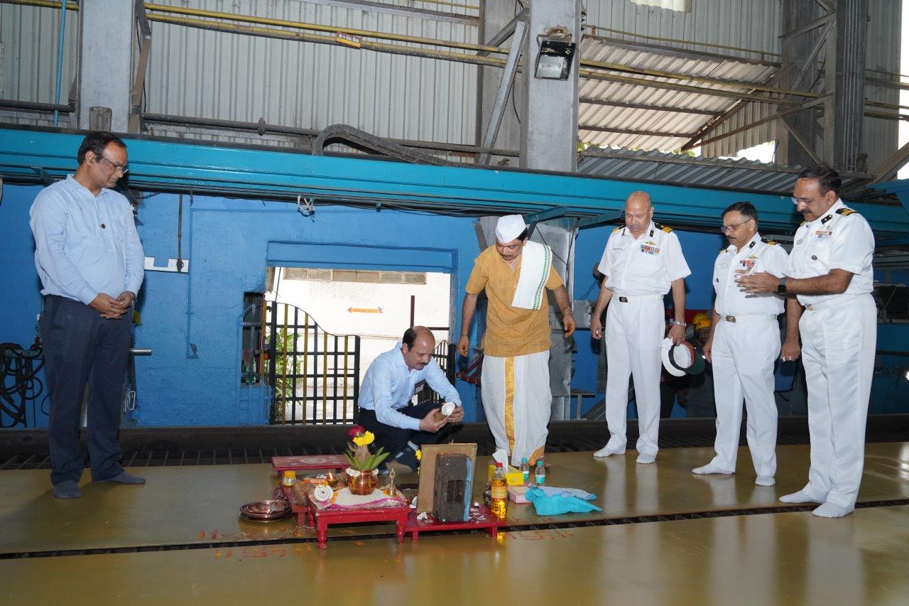 COMMENCEMENT OF STEEL CUTTING FOR INDIAN COAST GUARD - FPV3(Yard -16503) & FPV4(Yard - 16504) - 25.03.2025123